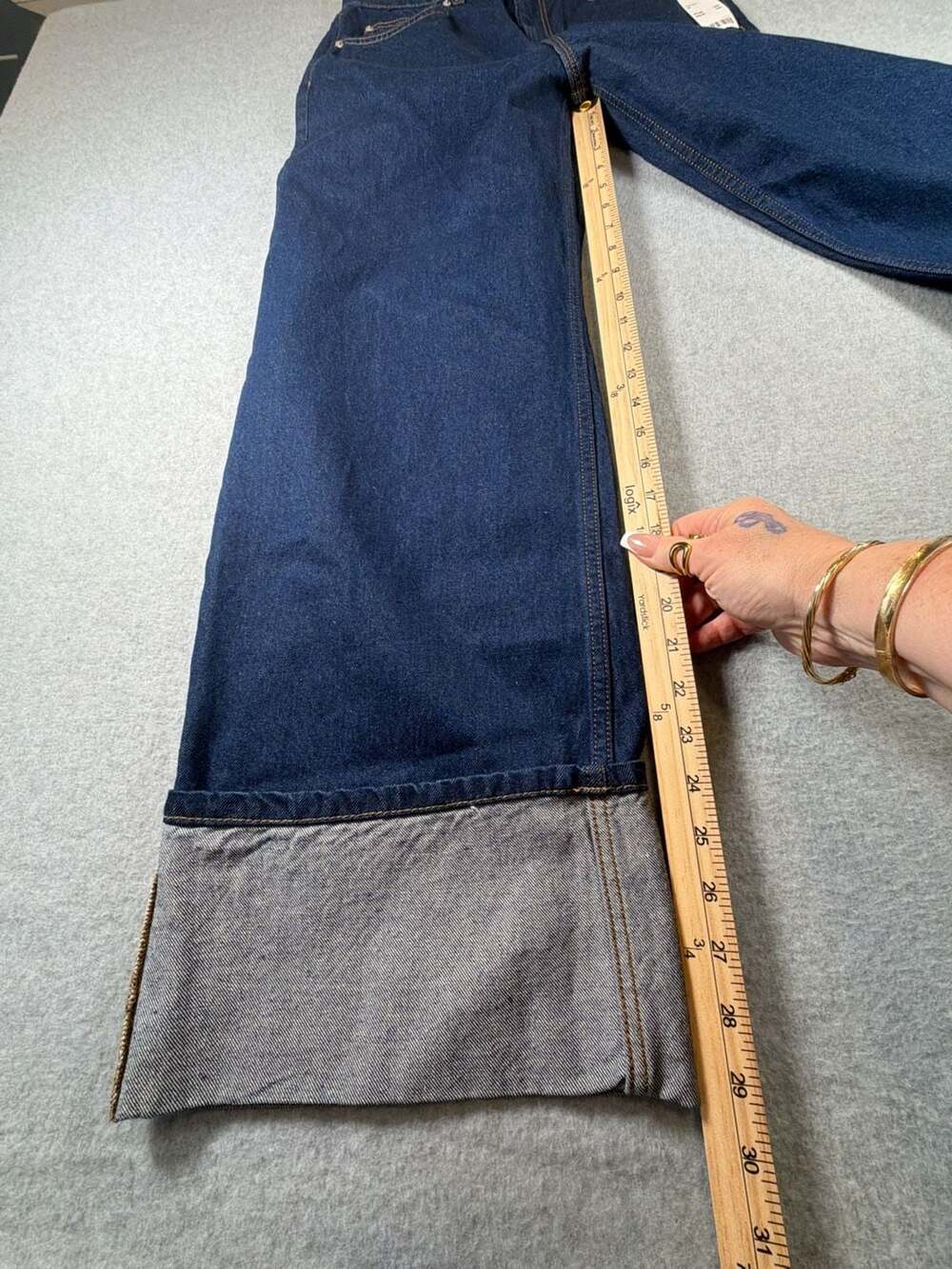 BDG Urban Outfitters Wide Leg Cuff Jeans - Picture 4 of 10